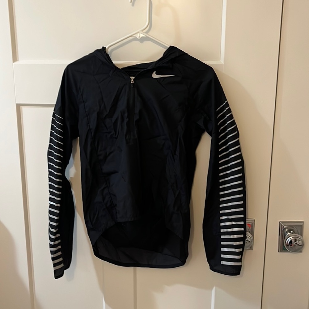 black nike windbreaker jacket